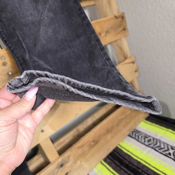 Levi's Ribcage Straight Ankle Black Women's Jeans Size:26 - Picture 3 of 9